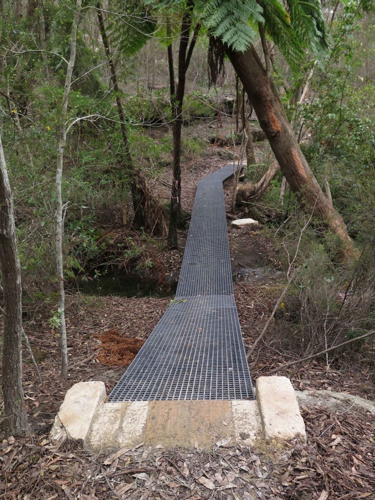 MTB trail bridge