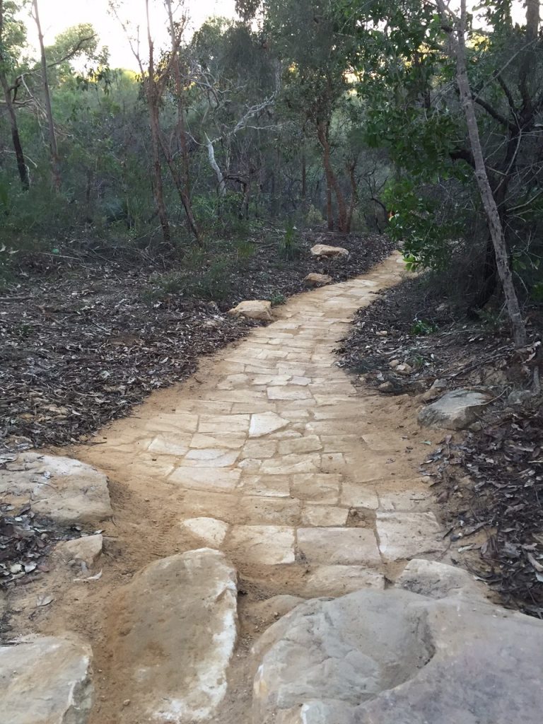 Manly Dam, TrailScapes, Stonework, rock armouring